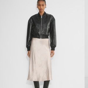 Aritzia Babaton - Slip Satin Midi Skirt